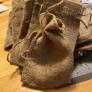 Mini Burlap Treat Sacks for weddings parties or events